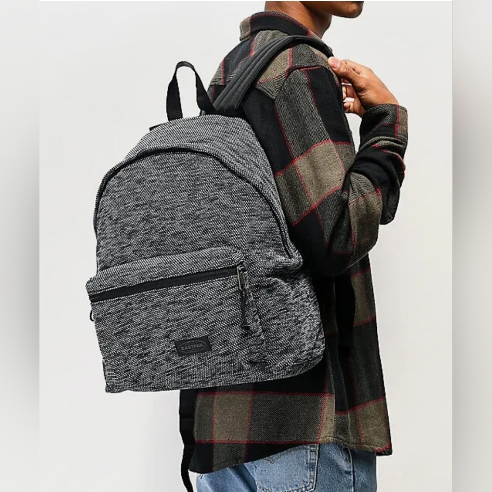 EASTPAK Padded Pak'R black knit backpack NWT